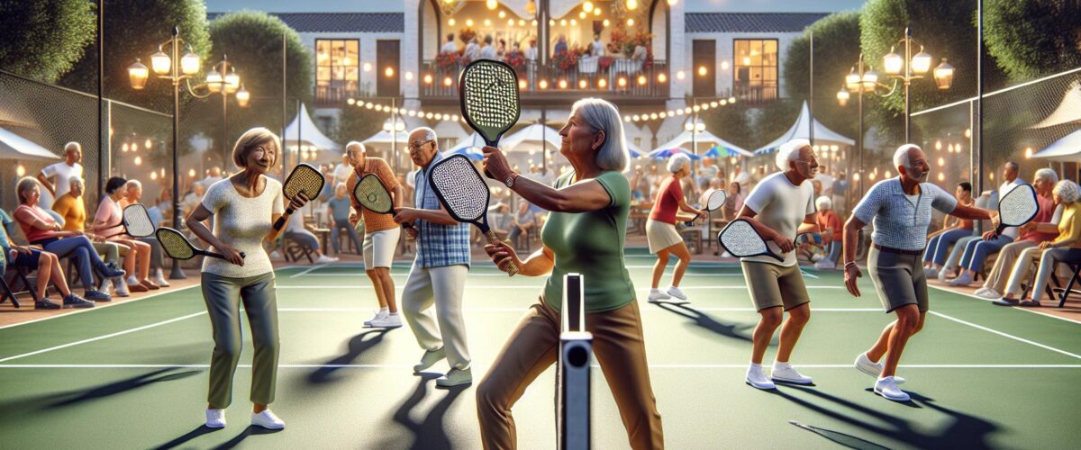 Pickleball clubs for seniors, senior pickleball tournaments, social pickleball groups for older adults, pickleball community events for seniors, joining senior pickleball leagues