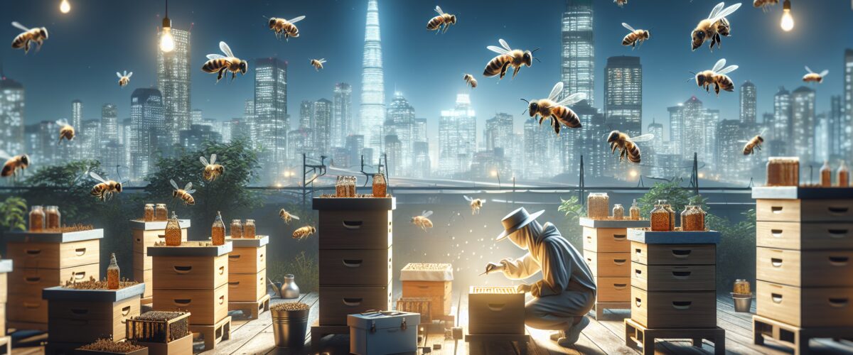 Rooftop beekeeping setup, rooftop hive maintenance, urban rooftop beekeeping, rooftop beekeeping benefits, rooftop beekeeping challenges