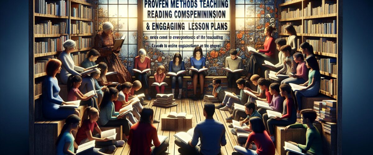 Methods for teaching reading comprehension, reading comprehension lesson plans, interactive reading activities, teaching reading strategies, reading comprehension pedagogy