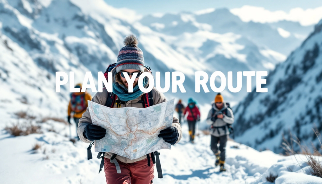 Winter hiking safety tips, how to stay safe while winter hiking, winter hiking precautions, winter trail hazards, cold weather hiking safety