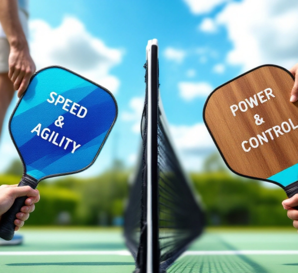 Lightweight pickleball paddle advantages, heavy paddle benefits, comparing paddle weights, paddle weight for control vs. power, choosing paddle weight
